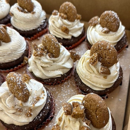 Gingerbread Latte Cupcakes