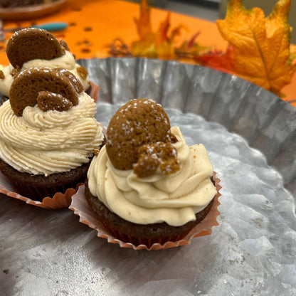 Gingerbread Latte Cupcakes